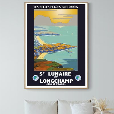 Affiche Saint Lunaire et Longchamp
