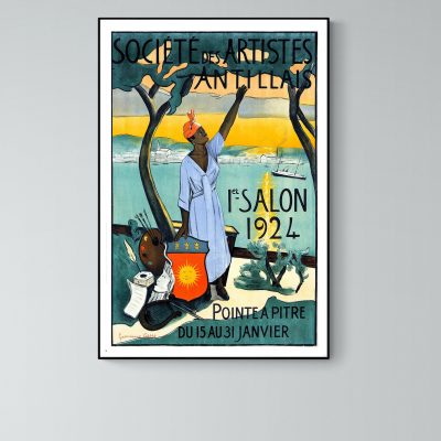 Affiche société des Artistes Antillais - 1924