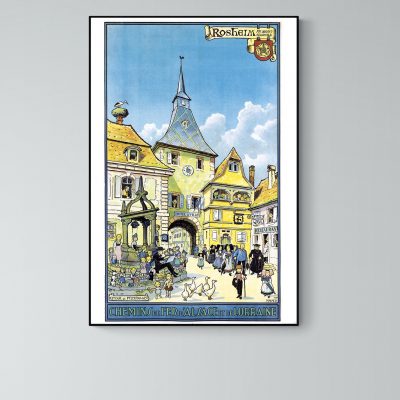 Affiche Rosheim - Alsace/Lorraine