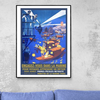 Affiche Engagez Vous dans la Marine