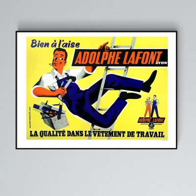 Affiche Bien à l'aise - Adolphe Lafont