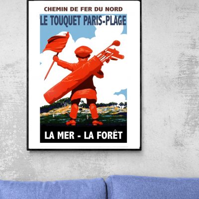Affiche le Touquet Paris Plage - Golf