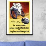 Michelin pneu moto antidérapant.
