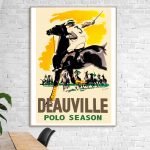 Affiche vintage Australie avec surfeur et soleil, évoquant l'ambiance estivale et la culture austral.