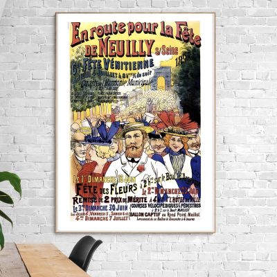 Affiche En Route pour la fête de Neuilly