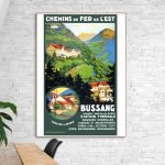 Affiche vintage du bal étudiant de 1953, illustrant une scène festive et historique.