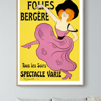 Affiche Folies Bergère - Tous les Soirs, Spectacle Varié