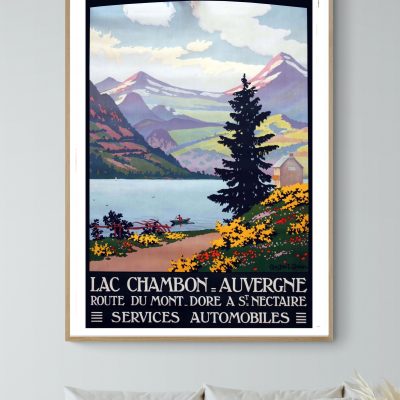 Affiche Lac Chambon d'Auvergne