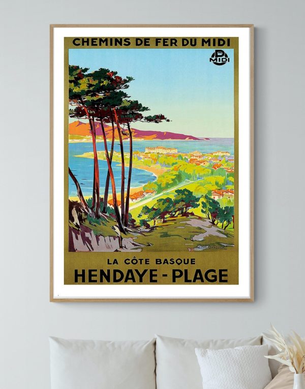 Affiche vintage pour le spectacle Folies Bergère, soirée variée à Paris.