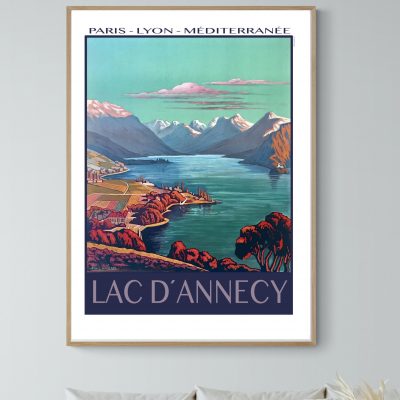 Affiche Lac d'Annecy