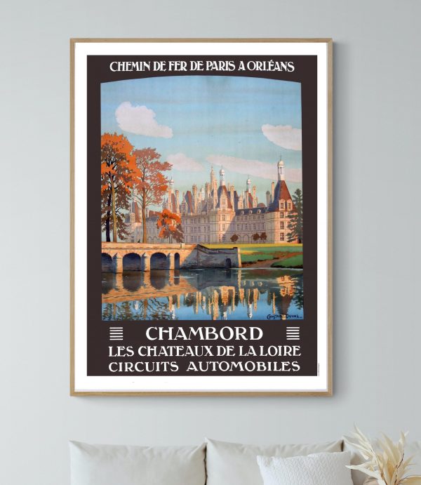 Affiche vintage de la télécabine Serre Chevalier à Briançon, style rétro, idéale pour décoration mon.