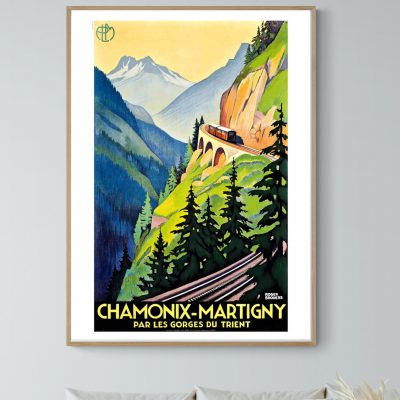 Affiche Chamonix - Martigny