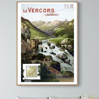 Affiche Le Vercors, Dauphiné