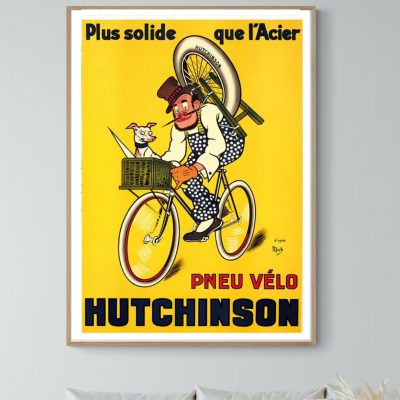Affiche Pneu Vélo Hutchinson