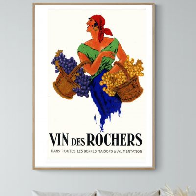 Affiche Vin des Rochers