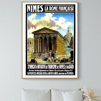 Affiche Nimes, la Rome Française