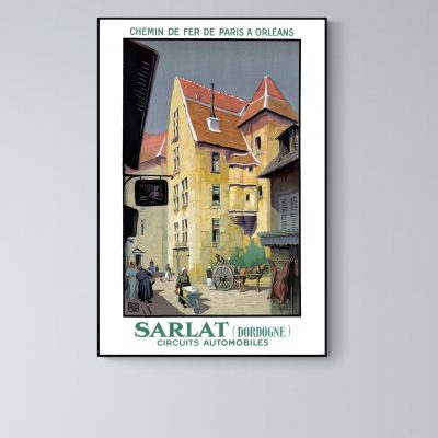 Affiche Sarlat Dordogne