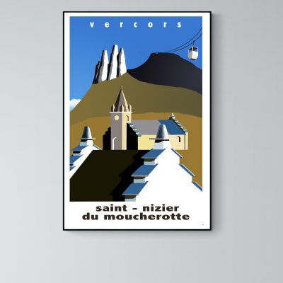 Affiche Vercors - Saint Nizier du Moucherotte
