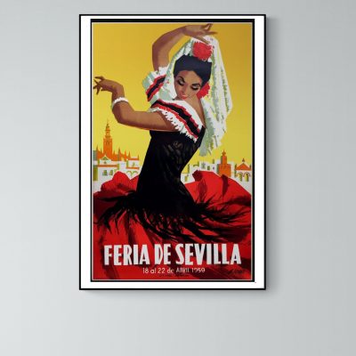Affiche Feria de Sevilla 1959