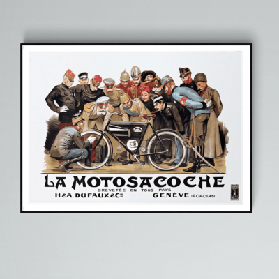 Affiche La Motosacoche