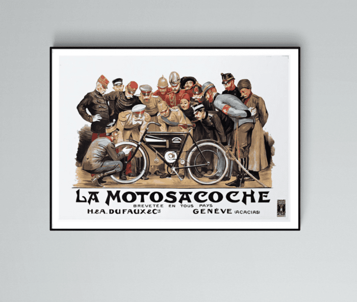 Affiche La Motosacoche