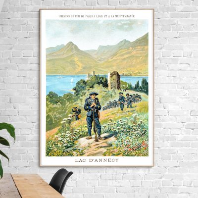 Affiche Lac d'Annecy