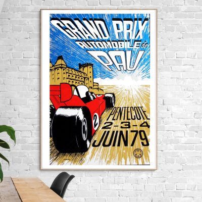 Affiche Grand Prix Automobile Pau - 1979