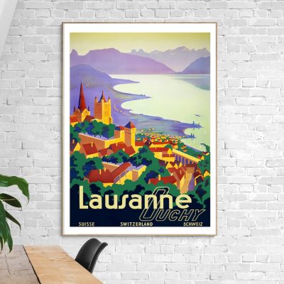 Affiche Lausanne - Suisse