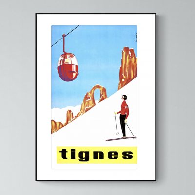 Affiche Alpes Tignes