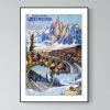 Affiche Alpes Chamonix