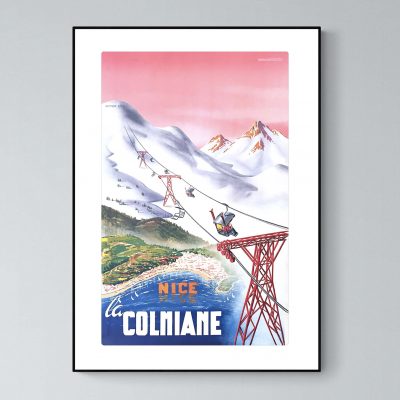 Affiche Alpes La Colmiane