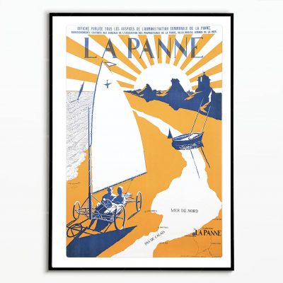 Affiche Belgique La Panne