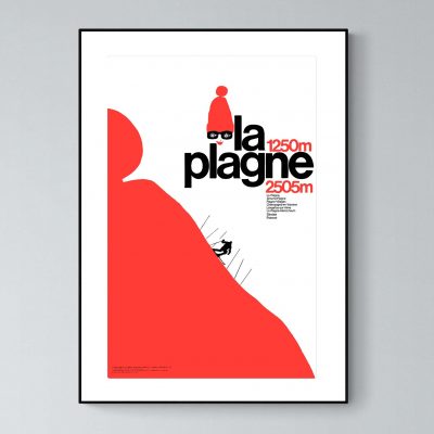 Affiche Alpes La Plagne