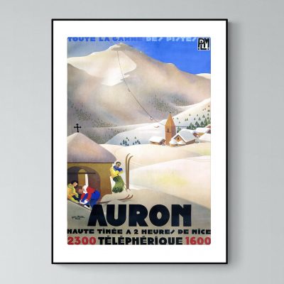 Affiche Alpes Auron