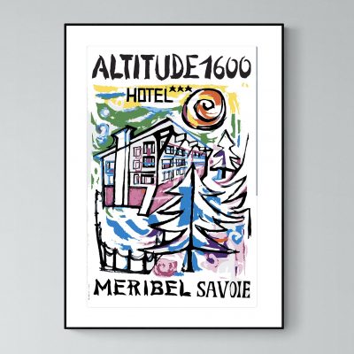 Affiche Alpes Meribel