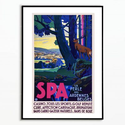 Affiche Belgique Spa