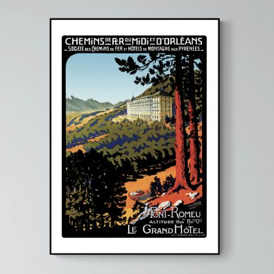Affiche Pyrenees Font Romeu
