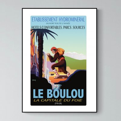 Affiche Pyrenees Le Boulou
