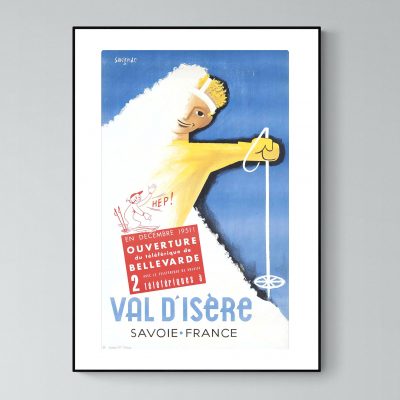 Affiche Alpes Val d'Isere