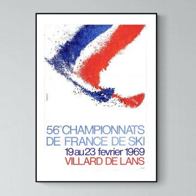 Affiche Alpes Villard de Lans 1969