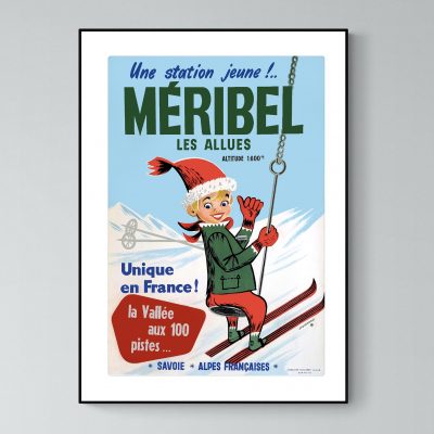 Affiche Alpes Meribel