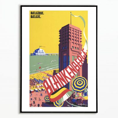 Affiche Belgique Blankenberghe