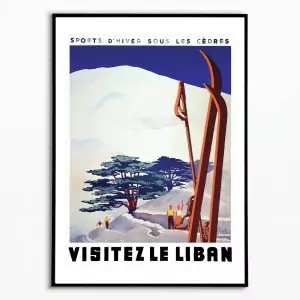 Affiche Liban Visitez