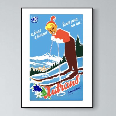 Affiche Alpes Autrans
