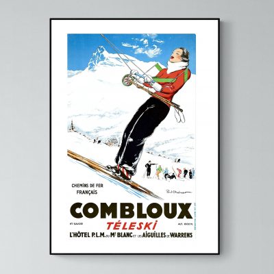 Affiche Alpes Combloux