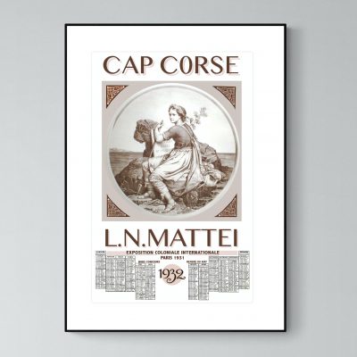 Affiche Corse Mattei Cap Corse