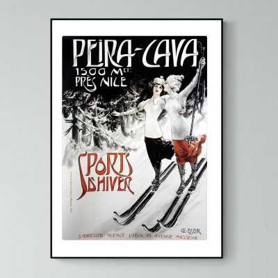 Affiche Alpes Peira Cava