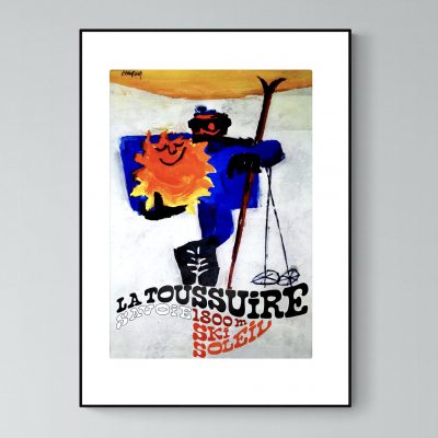 Affiche Alpes La Toussuire