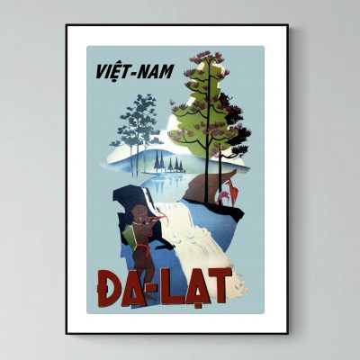 Affiche Asie Dalat Vietnam