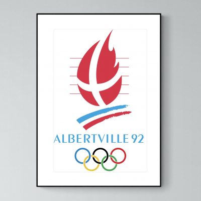 Affiche Alpes Albertville 92